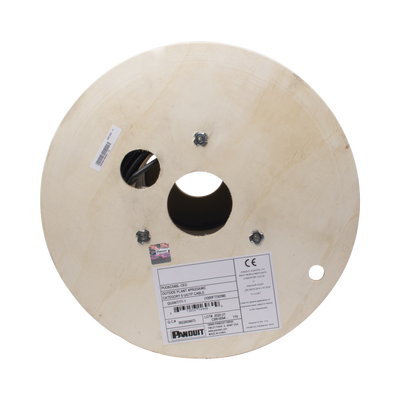 Bobina de Cable UTP de 4 Pares, PanNet, Para Exterior con Gel, Cat6 (23 AWG), Industrial para Climas Extremos, Color Negro, 305 Metros (1000 Pies) - Image 4