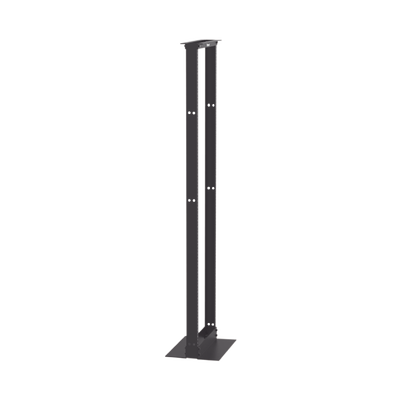Rack de Dos Postes Estándar de 19 in, Rieles Numerados y Roscados #12-24, Fabricado en Aluminio, 45 Unidades de Rack, Color Negro - Image 4