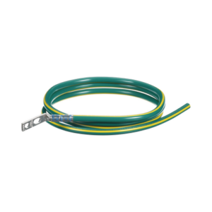 Kit de Jumper de Puesta a Tierra | Cobre 6 AWG | 1.52 m (5 ft) | Conector Htap 2 AWG a 250 kcmil | UL 467 | TIA-607-B