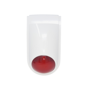 Sirena Estrobo SFIRE SF-06R | 110 dB | 12 VCC | Estrobo Rojo Integrado | Uso Interior y Exterior