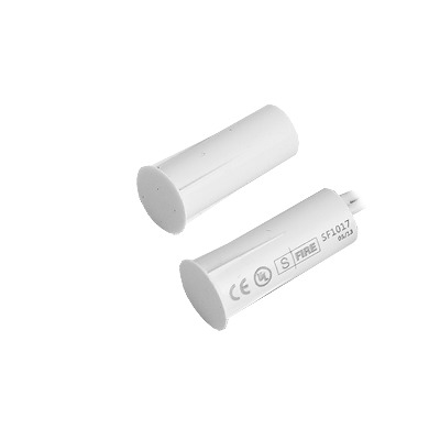 Contacto Magnético de Empotrar | GAP 19 mm | Switch NC | Puertas y Ventanas de Madera y Aluminio | Color Blanco | 12VCC