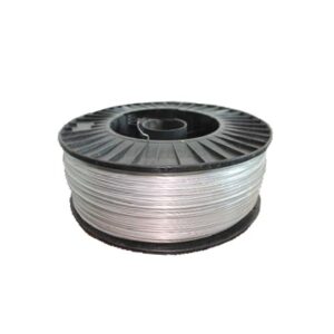 Bobina de 500 Metros (1640 Pies) | Alambre de Aluminio Reforzado | 14 AWG | Para Intemperie | Ideal para Cercas Electrificadas