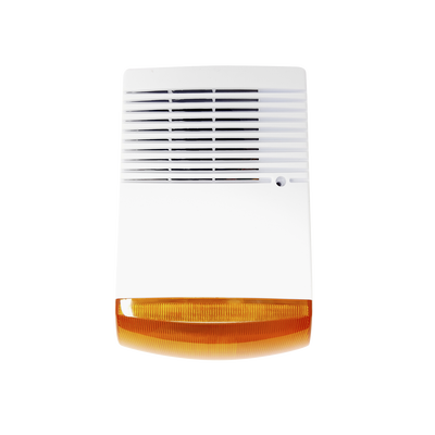 Sirena Estrobo para Exterior | 120 dB | IP65 | Luz Estroboscópica 12 VDC | Anti-Sabotaje