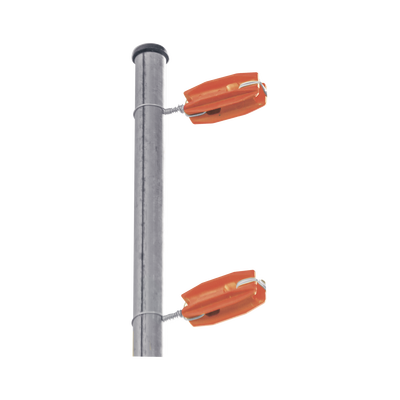 Aislador de Esquina para Cercos Eléctricos | 18 kV | Resistencia Mecánica 10.2 kg | Anti UV | 66 mm x 31.6 mm