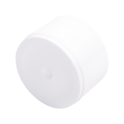 Tapón de Alta Resistencia con Anti UV para Postes de Cercos Eléctricos | 1" (25.4 mm) | Polipropileno Virgen | Color Blanco | Instalación por Presión