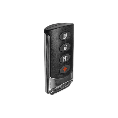Llavero Remoto Inalámbrico | 4 Botones Programables | Uso Rudo | 345 MHz | Batería 5 Años | 50 g
