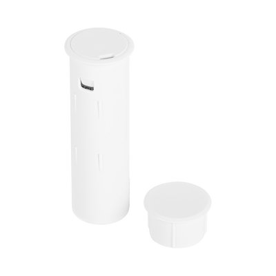 Sensor Magnético Inalámbrico | Empotrable Invisible | Gap 2.54 cm (1 in) | Frecuencia 345 MHz | Batería 5 Años | Diámetro 1.9 cm (0.75 in)