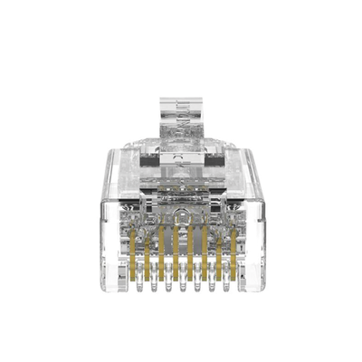 Plug RJ45 Cat6|6A, Para Cable UTP de Calibre 28 AWG (Diámetro Reducido), Chapado en Oro de 50 Micras, Paquete de 100 Piezas - Image 2