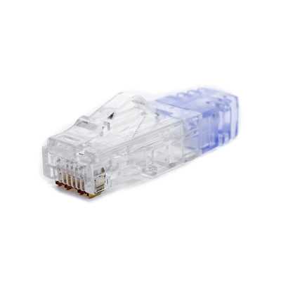 Plug RJ45 Cat6 de 5 Piezas, Para Cable UTP de Calibre 23-24 AWG, Chapado en Oro de 50 Micras, Paquete de 100 Piezas - Image 4