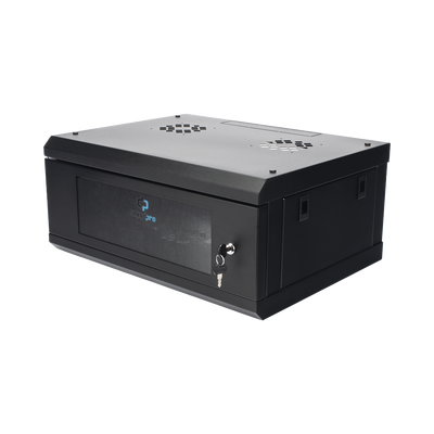Gabinete de Pared con Puerta de Cristal Templado, 455 mm de Profundidad, 4U Rack de 19 in, Acero Reforzado - Image 2