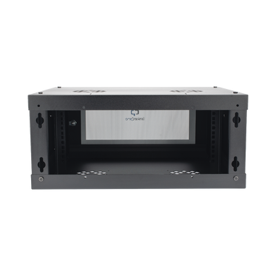 Gabinete de Pared con Puerta de Cristal Templado, 455 mm de Profundidad, 4U Rack de 19 in, Acero Reforzado - Image 4