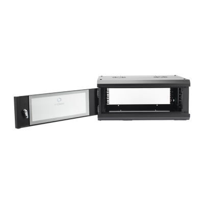 Gabinete de Pared con Puerta de Cristal Templado, 455 mm de Profundidad, 4U Rack de 19 in, Acero Reforzado - Image 5