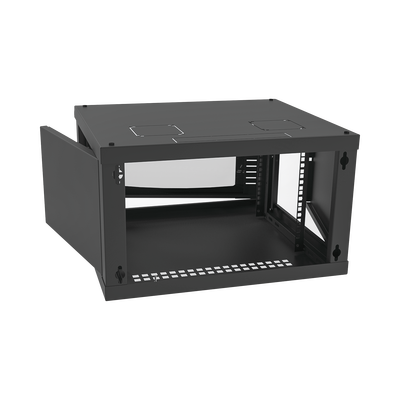 Gabinete para Montaje en Pared, con Puerta de Cristal Templado, Cuerpo Fijo, con 6 Unidades de Rack, de 19in, Fabricado en Acero - Image 3