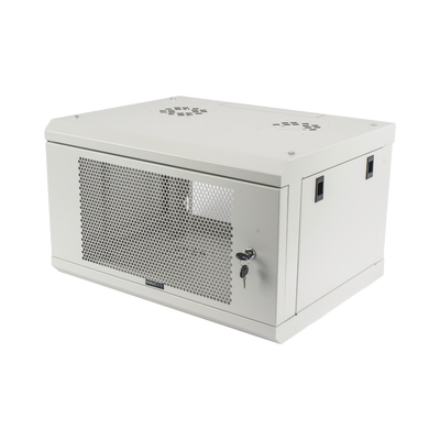 Gabinete de Pared de 6U con Puerta Perforada, 455 mm de Profundidad Total, Rack de 19'', Acero Reforzado Color Gris Mate - Image 3