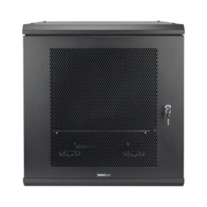 Gabinete de Pared con Puerta Perforada, 635mm de Profundidad, 12U Rack de 19 in, Acero Reforzado