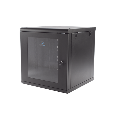 Gabinete de Pared | 16U | 635 mm Profundidad | 25 in | Cristal Templado | 100 kg Carga | Calibre 18