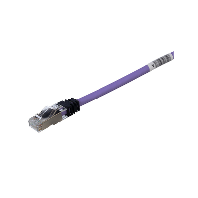 Patch Cord Cat6A | Blindado S|FTP | 26 AWG | 3.05 m (10 pies) | CM|LS0H | Violeta - Image 2