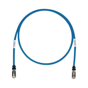 Patch Cord Cat6A, Blindado S|FTP, CM|LS0H, 0.91 Metros (3 Pies), Color Azul