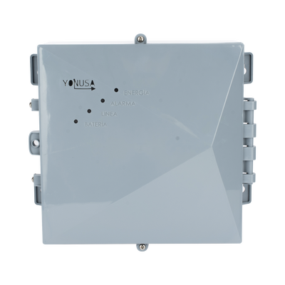 Energizador para Cerco Eléctrico AF-CR | 10,000 Volts | 10,000 Metros Lineales | Alimentación AC 127-220V o Solar | Control Remoto RF 433 MHz | Sistema de Alarma Integrado | Salida Auxiliar 12Vdc 1.5A | Respaldo con Batería Interna 4A