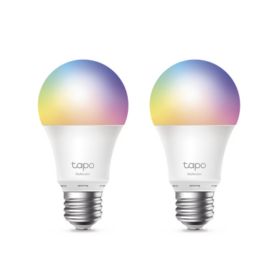 KIT 2 Focos Smart Wi-Fi Multicolor | A60 E27 | 8.3 W 806 Lúmenes | 220-240 V | 2.4 GHz | Control por Voz Alexa-Google | 8.7 W