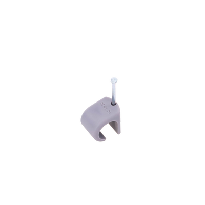 Grapa para cable redondo de 14mm color gris (100pzs) (3105-00100) - Image 3