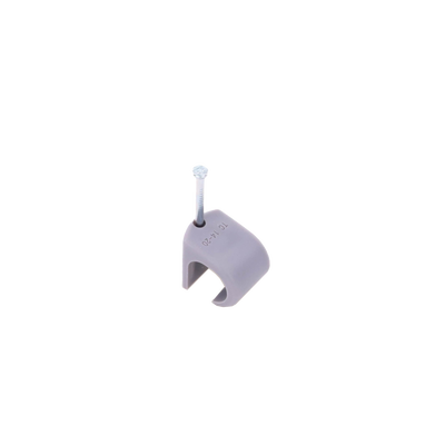 Grapa para cable redondo de 14mm color gris (100pzs) (3105-00100) - Image 4