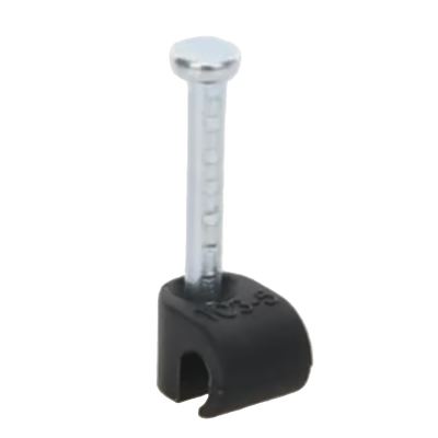 Grapa negra para Fibra óptica redonda de 3 mm (100pzs) (3101-00400) - Image 3