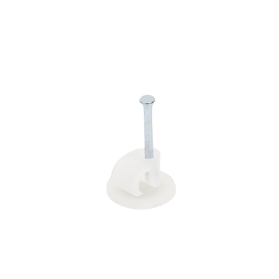 Grapa para cable redondo de 7mm color transparente (100pzs) (3103-00100) - Image 3