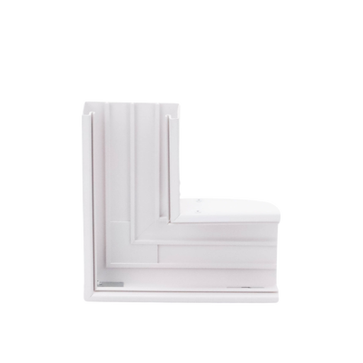 Sección en "L" color blanco de PVC auto extinguible, para canaleta TEK100 (5576-12100) - Image 5