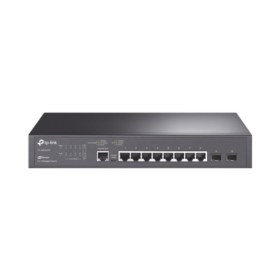 Switch JetStream SDN Administrable 8 puertos 10|100|1000 Mbps + 2 puertos SFP, administración centralizada OMADA SDN