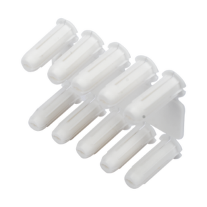 Taquete blanco 3|16" para tornillo 8mm x 3|4" (100pzs) (1101-01100)