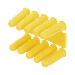 Taquete amarillo 7|32" para tornillos 8mm x 1" (100pzs) (1102-02100)