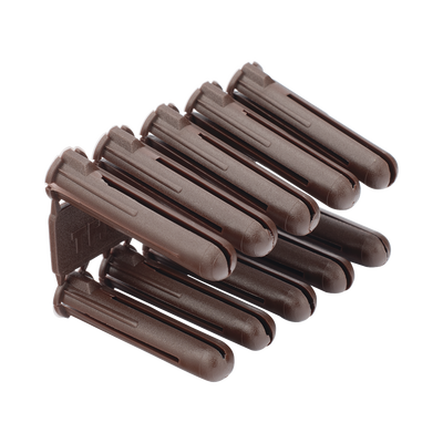 Taquete cafe 5|16" para tornillo 10mm x 1 3|4" (100pzs) (1104-04100) - Image 2