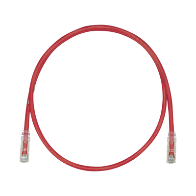 Cable de Parcheo UTP Cat6 | 24 AWG | CM | 4.57 m (15 ft) | Rojo