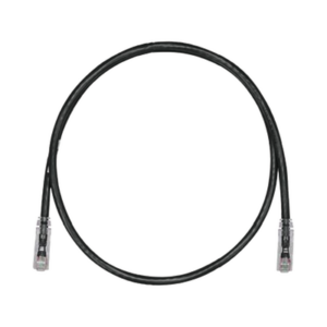 Cable de Parcheo TX6, UTP Cat6, 24 AWG, CM, Color Negro, 0.91 Metros (3 Pies)