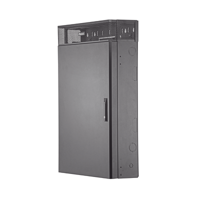 Gabinete de Montaje en Pared TrueEdge™, Con 3 UR para Equipo Activo y 3 UR para Paneles de Parcheo, Fabricado en Acero, Color Negro - Image 2