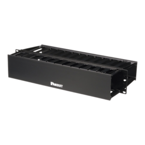 Organizador de Cables Horizontal | Doble Frontal y Posterior | 2UR | 19in | ABS