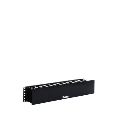 Organizador de Cables Horizontal PatchLink, Sencillo (Solo Frontal), Con Tapa Extendida, Para Rack de 19in, 2UR - Image 6