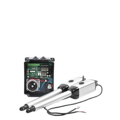 Kit de brazos para automatizar portones vehiculares abatibles de 2 hojas| 3 Mts | 300 Kg | Uso solo residencial | Compatible con respaldo de energía - Image 2
