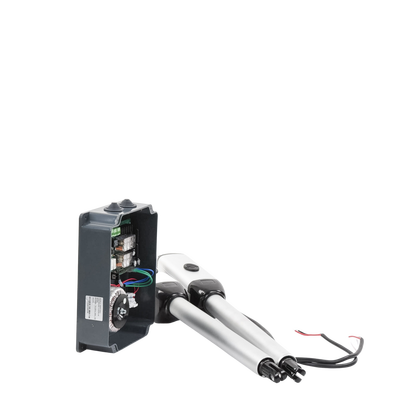 Kit de brazos para automatizar portones vehiculares abatibles de 2 hojas| 3 Mts | 300 Kg | Uso solo residencial | Compatible con respaldo de energía - Image 3