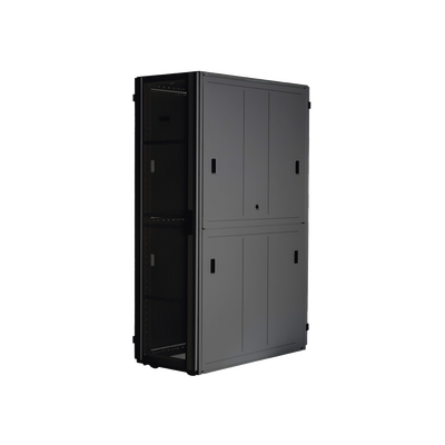 Gabinete para Centro de Datos | 42 UR | 600 mm de Ancho | 1200 mm de Profundidad | Carga Estática 1588 kg | Ventilación 80% | Acero Soldado