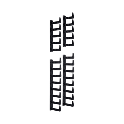 Kit Dedos Gestión de Cables | Gabinetes 42-51 RU | Dedos 100 mm | Anchura Ajustable 600-800 mm | Puertas Traseras 80% Perforación | Conexión Eléctrica Sin Cables - Image 3