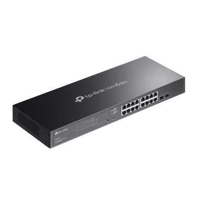 Switch Smart Omada 18 Puertos Gigabit | 16 Puertos PoE+ 802.3af|at | 2 Ranuras SFP Gigabit | Presupuesto PoE 150 W | Switching 36 Gbps | Enrutamiento Estático L2+ | Gestión Cloud SDN | Fanless | Montable en Rack - Image 4