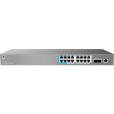 Switch de Red Empresarial L2++ | Serie GWN7800 Pro | 16 Puertos Gigabit PoE 250W | 2 Puertos SFP+ | Gestión Cloud GDMS | VLAN 4K | QoS Avanzado | Seguridad Integral - Image 2