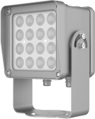 Iluminador IR | 16 LED de Alta Eficiencia | Alcance 16 a 25 m (52.5 a 82 ft) | Cobertura 40° | IP66 | 36W | -40°C a 70°C - Image 2