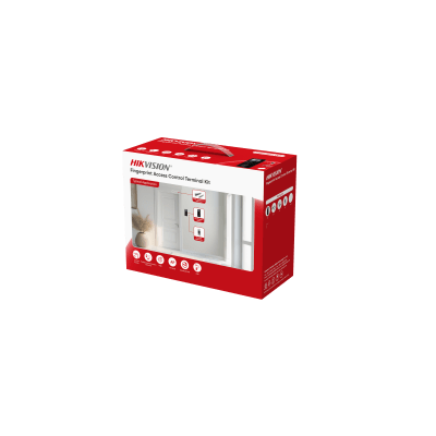 Kit Terminal Control Acceso Biométrico DS-KAS807 | Huella Digital | 2.4" LCD | 5000 Huellas + 5000 Tarjetas | IP65 | Wi-Fi + PoE | Cerradura Magnética 272 kg | Botón Touchless - Image 2