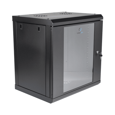 Gabinete de Pared con Puerta de Cristal Templado, 455mm de Profundidad, 4U Rack de 19'', Acero Reforzado - Image 2