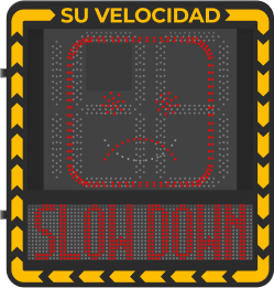 Display LED para Control de Velocidad Exterior | Distancia Visible de 100 m | LED de Alta Luminosidad y Bajo Consumo | Visualización de Velocidad con Código de Colores | IP66 | Conectividad Wi-Fi y Ethernet | Compatible con TCP|IP, HTTP, DHC - Image 5