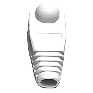 Bota Plástica para Protección de Plug RJ45, Color Blanco