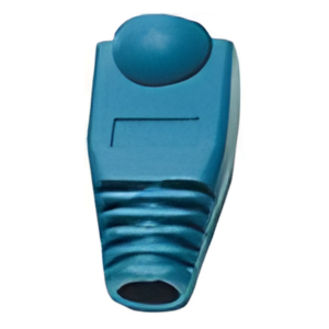 Bota Plástica para Protección de Plug RJ45, Color Azul